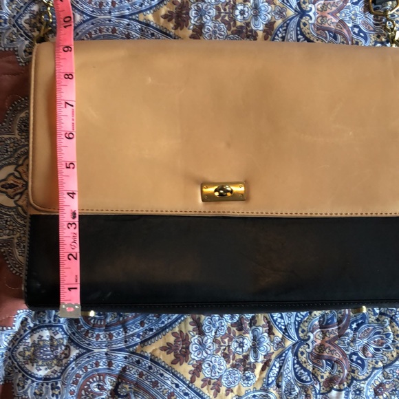 J. Crew bicolor large leather satchel briefcase - Picture 10 of 14